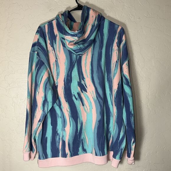 Adidas Originals FBLS Hoodie Pastel Colors AOP Unisex size XL. - Picture 5 of 8